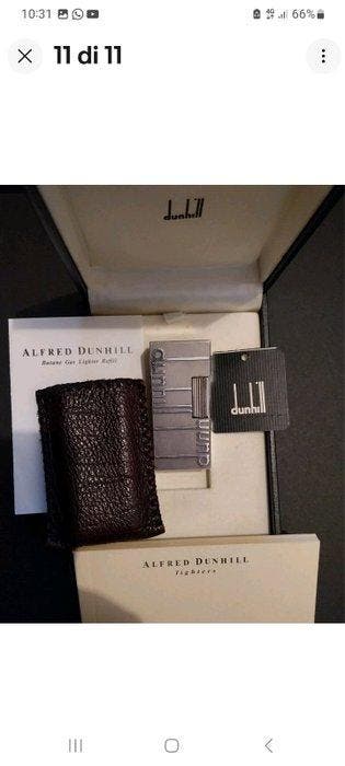 Dunhill - Rollagas - Briquet - plaqué palladium, Collections