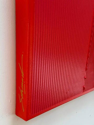 Sarah Schwarzl - Frequency RED METALLIC (Frame included)