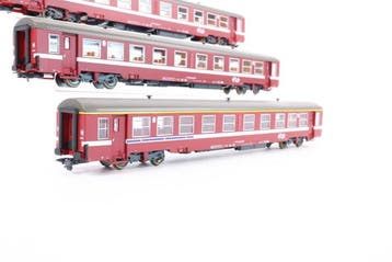 Heris H0 - 12004 - Ensemble de wagons de passagers pour, Nieuw