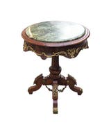 Table dappoint - Marbre, Bois, Bronze, Antiquités & Art