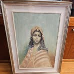 Ernesto Quarti (1907-1982) - Ritratto di fanciulla, Antiek en Kunst