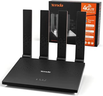 Tenda 4G Router met SIM-kaart Modem LTE Cat4 WiFi N300 4G..., Ophalen of Verzenden, Nieuw