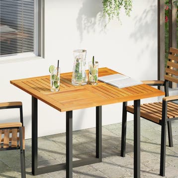 vidaXL Tafelblad vierkant 90x90x2,2 cm massief acaciahout, Verzenden, Nieuw