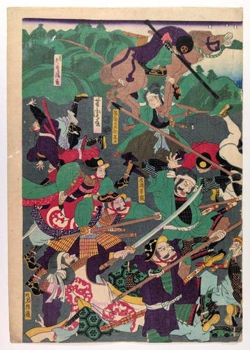 Yoshitora – Iwami Jtar’s wraak bij Amanohashidate –