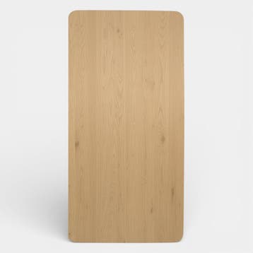 Tafelblad Rechthoekig met afgeronde hoeken Eikenhout 160x90, Huis en Inrichting, Nieuw