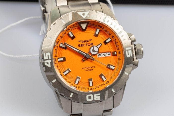 Sector - Legend - Automatic - TITANIUM - Helium valve -, Handtassen en Accessoires, Horloges | Heren