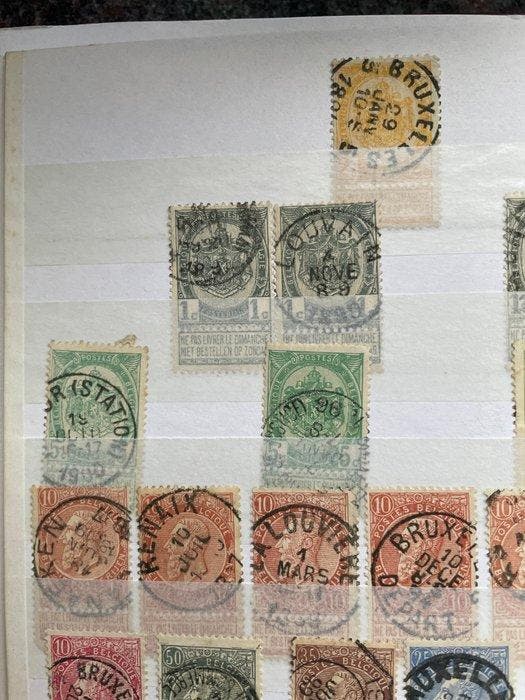 België - Album van België. Mooie poststempels. S ook., Timbres & Monnaies, Timbres | Europe | Belgique