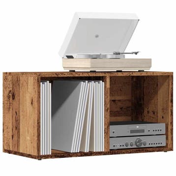 vidaXL LP Opbergbox 69,5x34x36 cm bewerkt hout oud, Huis en Inrichting, Verzenden, Nieuw