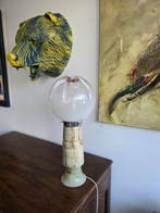 Lampe - Opaline - Lampe vintage onyx 70’s