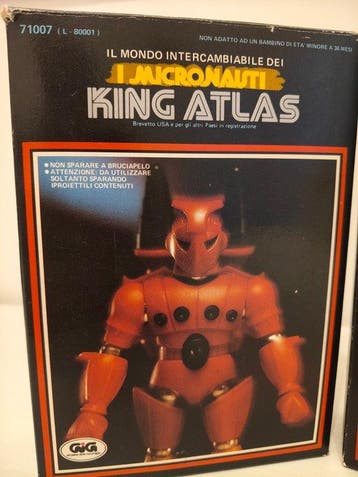 GIG - Action figure King Atlas & Lantaurion - 1970-1980 -