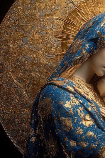 yamila - La Virgen: Reconstrucción de la Gracia, Antiek en Kunst