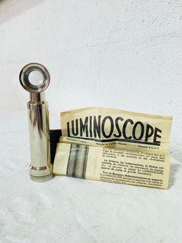 Microscoop - Luminoscope ancien BREVETÉ , S.G.D.G. ,, Verzamelen