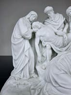 sculptuur, Zeer verfijnde piëta - 21 cm - biscuit, Antiek en Kunst