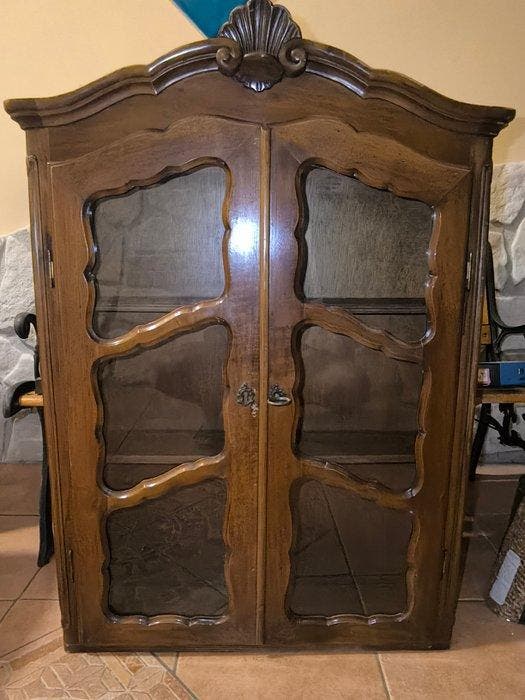 Vitrinekast - Hout, Antiquités & Art, Curiosités & Brocante