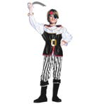 Piratenpak Zwart Wit Jongen, Verzenden, Nieuw