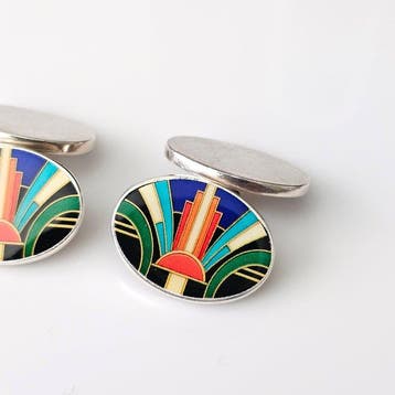 Zonder minimumprijs - Manchetknopen Zilver, 925 sterling