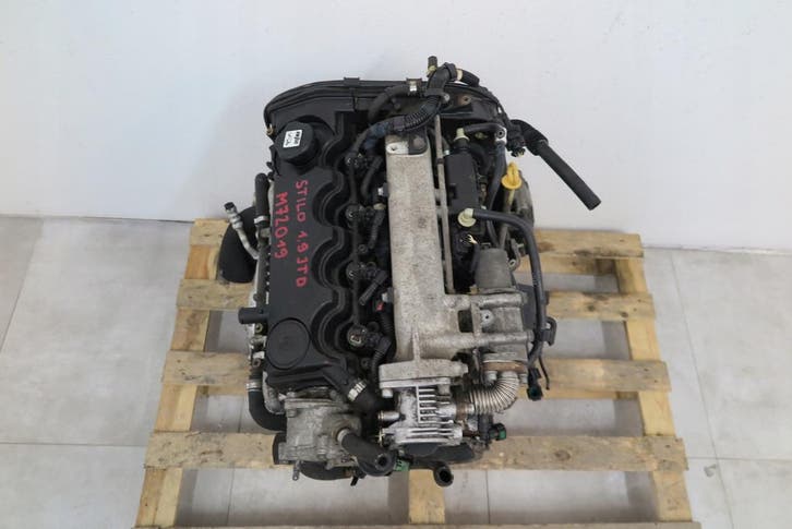 Fiat Stilo motor 1.9 JTD 115PK compleet, Autos : Pièces & Accessoires, Moteurs & Accessoires, Envoi