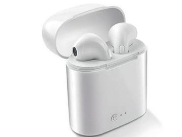 Veiling - Draadloze hoofdtelefoon BT i7s TWS met powerbank, Nieuw
