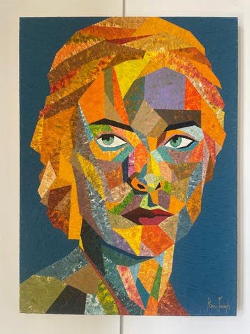 Pierre Joseph - Mosaic Belle, Antiek en Kunst, Kunst | Schilderijen | Modern