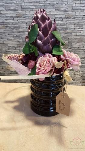 Artisjok Purple Foambloem 15 cm per stuk, Nieuw
