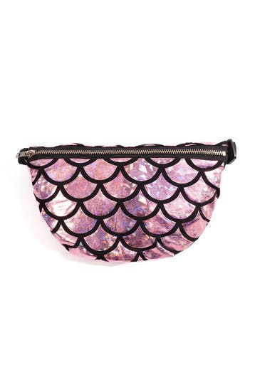 KIMU® Heuptasje Mermaid Roze Fanny Pack Zeemeermin Schubben, Ophalen of Verzenden, Nieuw