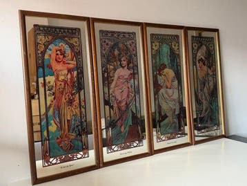 Alphons Mucha (1860-1939) - As fases do dia