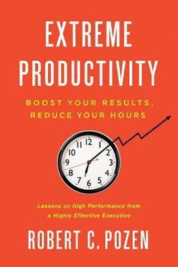 Extreme Productivity 9780062188533 Robert C Pozen, Verzenden, Gelezen, Robert C Pozen