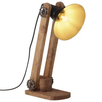 vidaXL Bureaulamp 25 W E27 23x13x52 cm zwart, Verzenden, Nieuw