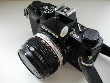 Olympus OM-2 reflexcamera met Zuiko 50mm F/1.8 lens Single, Nieuw