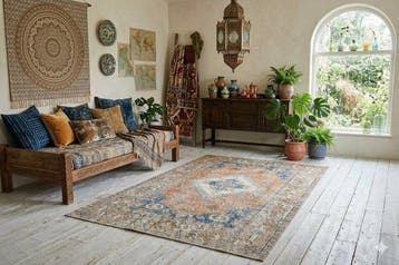 Bohème vintage - Tapis - 210 cm - 115 cm - avec certificat, Nieuw