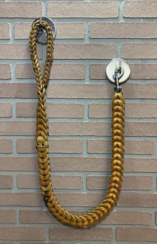 Lederen honden riem Cognac, Auto-onderdelen, Overige Auto-onderdelen, Nieuw, Ophalen of Verzenden