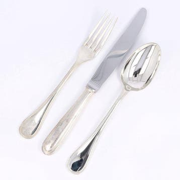 Christofle - Model Perles - Bestekset (24) - Verzilverd