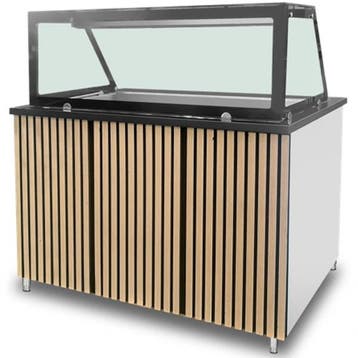 Bain-Marie | Elektrisch | 3x 1/1 GN | 30°C/85°C | 2.4kW, Verzenden