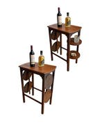 Set bijzettafels - Eik