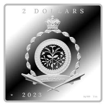 Niue. 2 Dollars 2023 2 oz Niue $2 Starry Night Vincent van