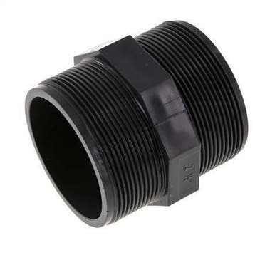 Mamelon double réducteur G2 1/2 PVC-U 16bar (224.8psi) EN, Verzenden, Nieuw