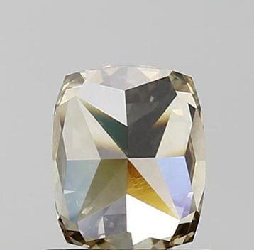 1 pcs Diamant (Natuurlijk gekleurd) - 1.00 ct - Cushion -, Nieuw