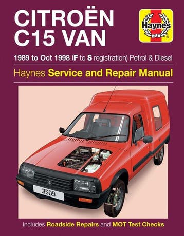 Citroen C15 Van Petrol & Diesel (89 - Oct 98) F To S, Verzenden, Haynes Publishing