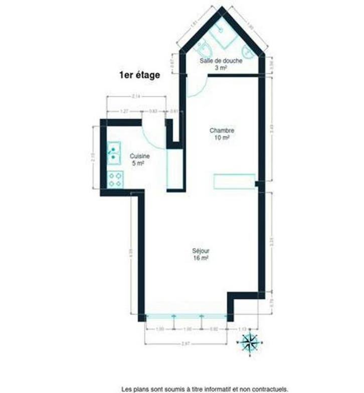 Appartement en Mont du Cinquantenaire, Etterbeek, Immo, Appartementen en Studio's te huur