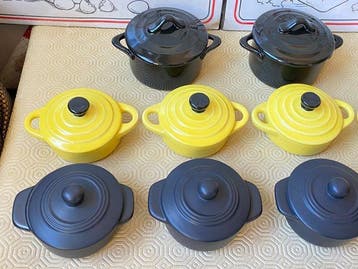 Style Le Creuset - Cocotte (10) - Enamelled ceramic