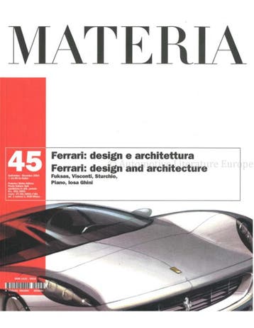 2004 MATERIA MAGAZINE: FERRARI, DESIGN AND ARCHITECTURE /, Boeken, Nieuw