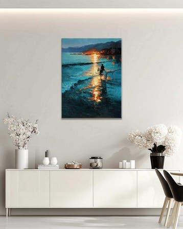 Stefano - Rider at Dusk Shore