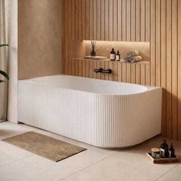 Ligbad Havana 170 x 80 x 58 cm Hoekbad Rechts wit, Verzenden, Nieuw