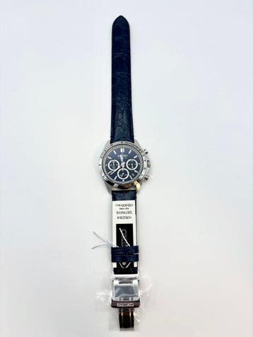 Seiko - Chronograph Dark Blue Dial 100m Date Tachymeter -