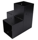 Starx paalverbinder type-Y 120x120 mm zwart, Bricolage & Construction