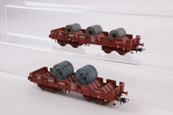 L.S. Models H0 - Modeltrein goederenwagon (2) - Twee