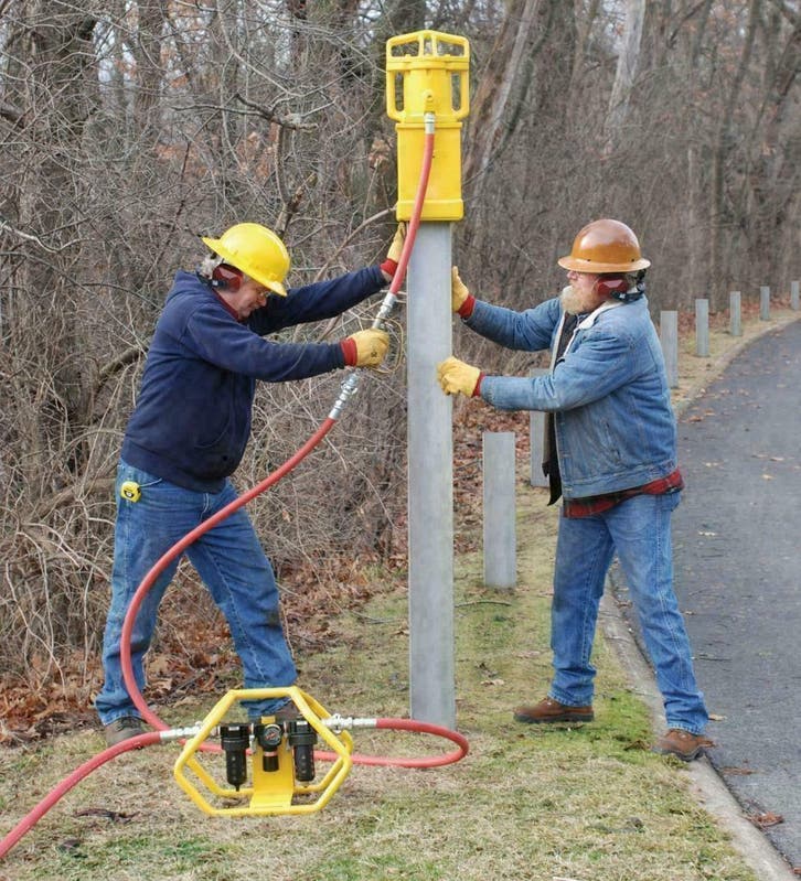 Palenrammer Rhino PD-140 Lucht, Jardin & Terrasse, Outils à main, Enlèvement ou Envoi