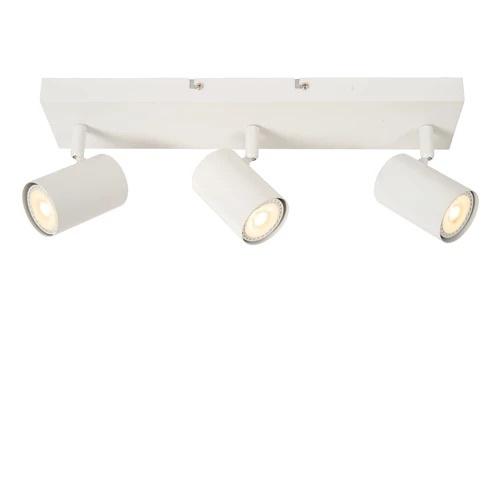 Lucide AMIGO Plafondspot 3xGU10 Wit, Huis en Inrichting, Lampen | Plafondlampen, Nieuw, Metaal, Verzenden