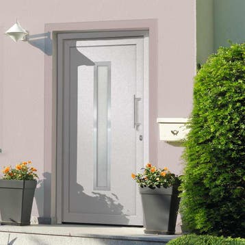 vidaXL Voordeur 98x208 cm wit, Verzenden