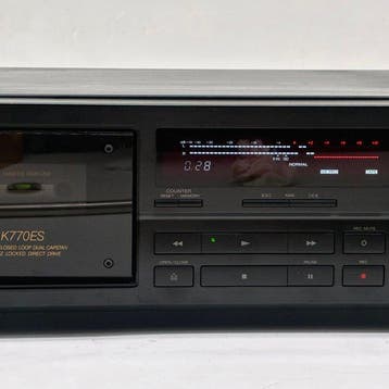 Sony - TC-K770ES High-End 3-Head Single Audiocassette deck, Nieuw